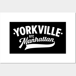 Yorkville Minimalist Logo - Manhattan Chic Apparel - New York City Posters and Art